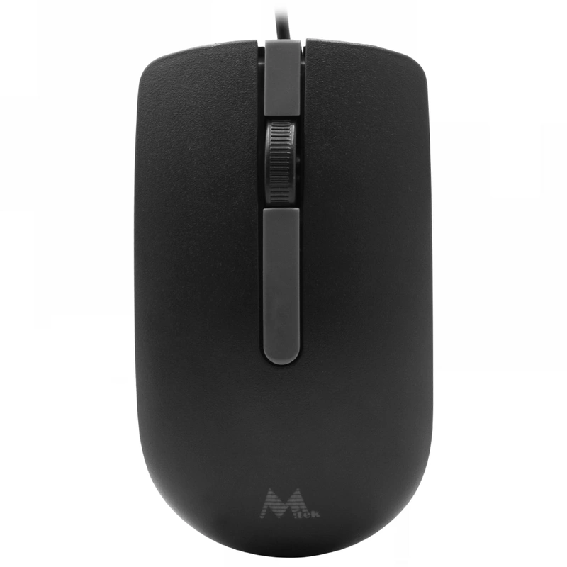 Mouse Mtek MS-307 USB - Preto Cinza Com fio