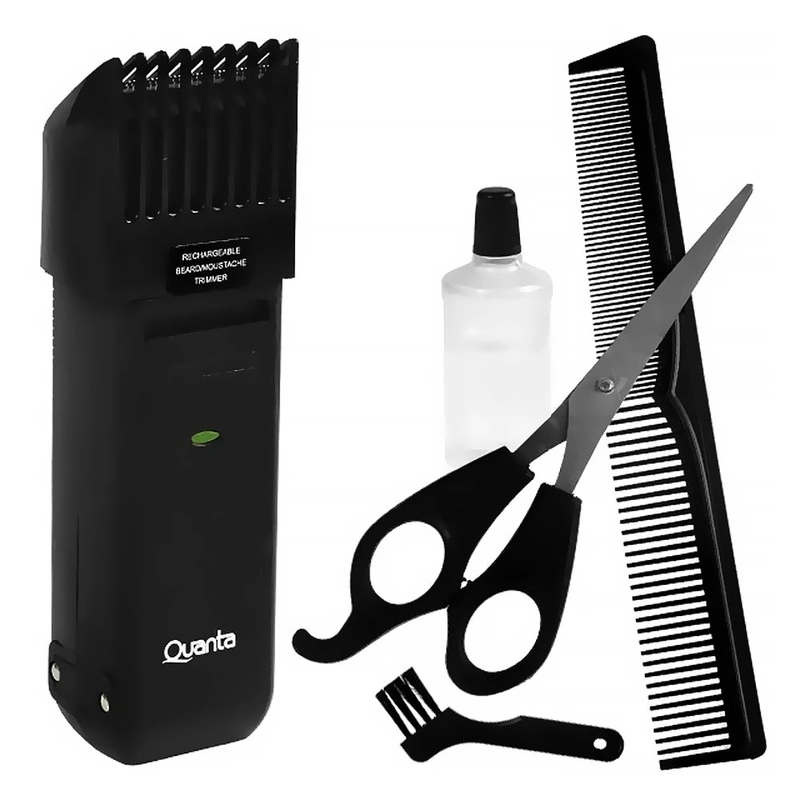 Barbeador Quanta QTCBA9200 Recarregavel Bivolt - Preto