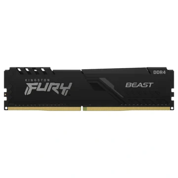 Memória RAM Kingston Fury Beast DDR4 8GB 3200MHz - Preto (KF432C16BB8)