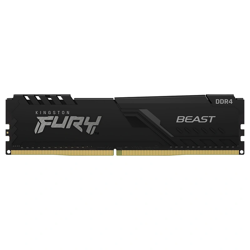 Memória RAM Kingston Fury Beast DDR4 8GB 3200MHz - Preto (KF432C16BB8)