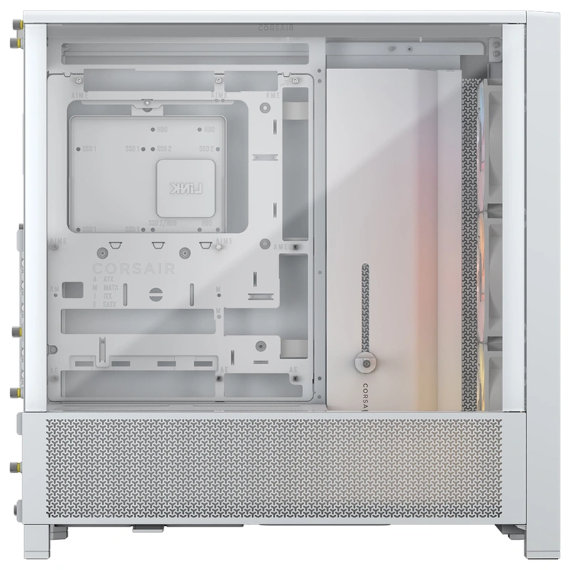 Gabinete Gamer Corsair Frame 4000 Series Airflow CC-9011297-WW Mid Tower 3 Cooler ARGB - Imagem 2