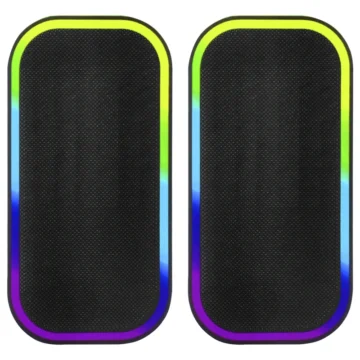Caixa de Som Satellite AS-92007B Gaming RGB Bluetooth USB Aux - Preto 3W