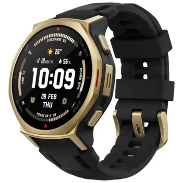 Relógio Smartwatch Amazfit T-Rex 3 Pro A2549 - PretoDourado 10 ATM Wi-Fi