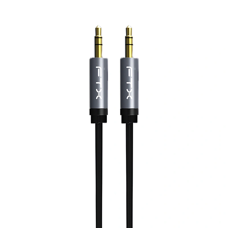 Cabo Auxiliar Áudio Estereo FTX CT-AV311-P11GN-SG3 3M 3.5MM - Preto 115809