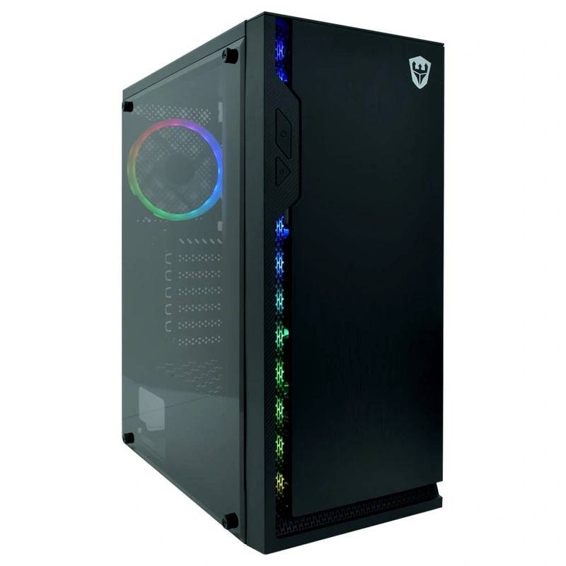 Gabinete Gamer Satellite 1103K ATX 1 Cooler RGB - Preto
