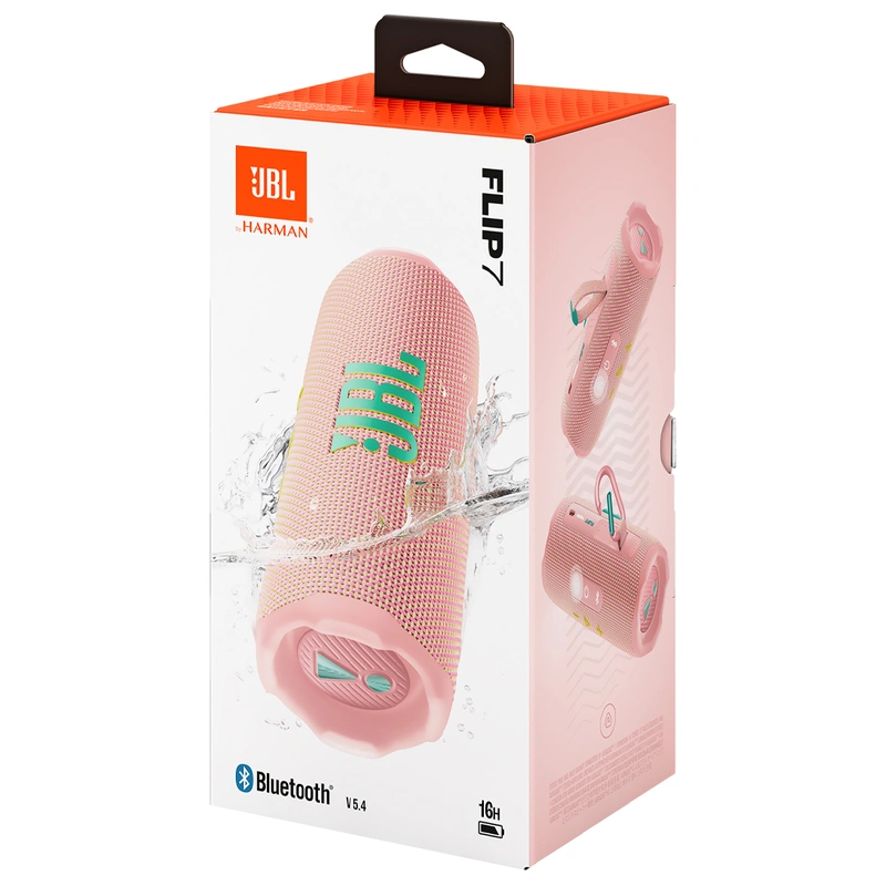 Caixa de Som JBL Flip 7 Bluetooth - Rosa IP68 JBLFLIP7PINKAM - Imagem 3