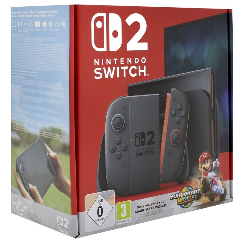 Console Nintendo Switch 2 256GB - Preto + Jogo Mario Kart World Fisico (BEE-S-KB6LA) (U6G) - Imagem 3