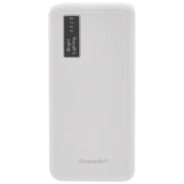 Carregador Portátil Ecopower EP-C879 12000MAH 2 USB USB-C Micro USB - Branco