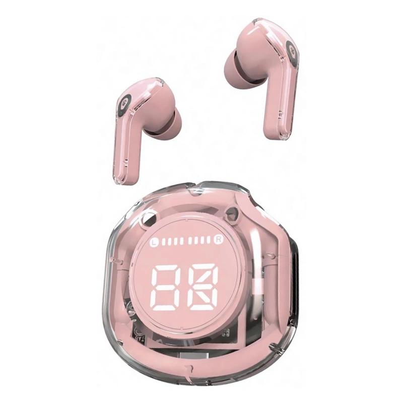 Fone de Ouvido Satellite AE-6216 TWS Earphones Bluetooth - Rosa Case: USB-C