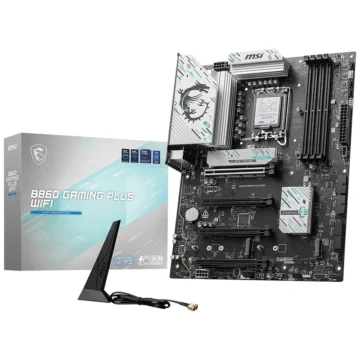 Placa Mãe MSI B860 Gaming Plus Wi-Fi Socket LGA 1851 DDR5 Intel B860 ATX