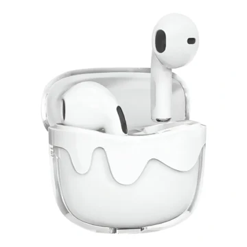 Fone de Ouvido Satellite AE-6202 TWS Earphones Bluetooth - Branco Case: USB-C
