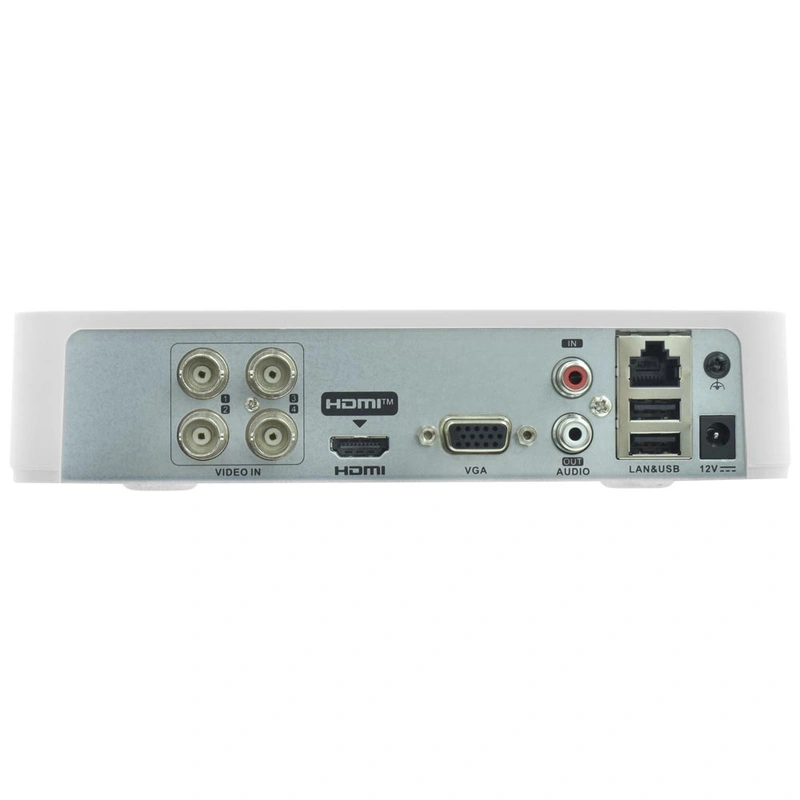 CCTV de Vigilância DVR Hikvision DS-7104HGHI-M1 Turbo HD 7100 4CH 720p - Branco + Mouse - Imagem 3