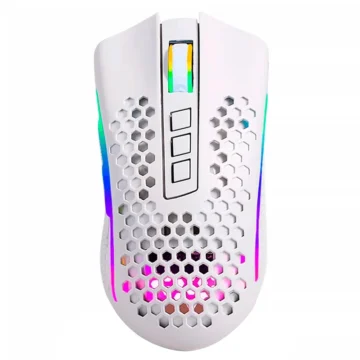 Mouse Gamer Redragon M808W-KS Storm Pro Wireless RGB - Branco Storm Pro M808W-KS