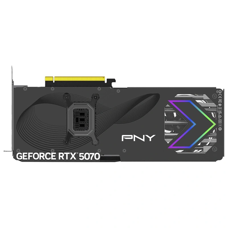 Placa de Vídeo PNY Epic-X OC 12GB GeForce RTX5070 GDDR7 RGB - VCG507012TFXXPB1-O - Imagem 3