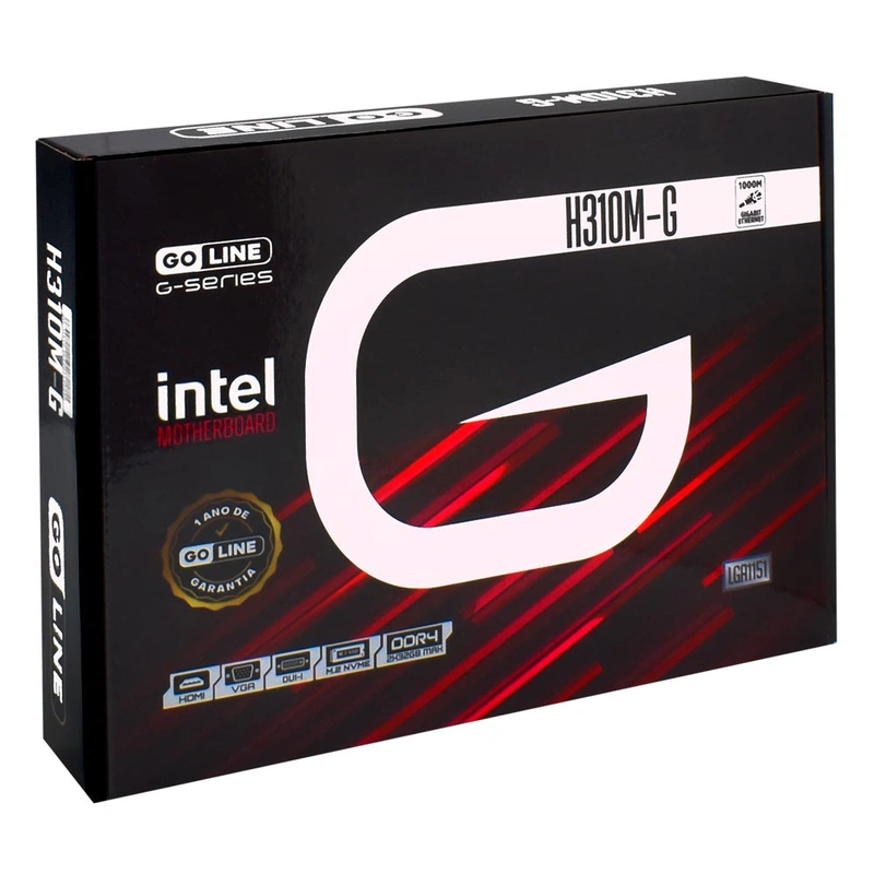 Placa Mãe GoLine GL-H310M-G Socket LGA 1151 VGA DDR4 Intel H310 Micro ATX - Imagem 3