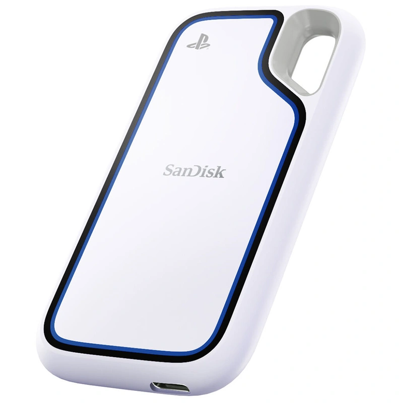 SSD Externo SanDisk 1TB Extreme PS5 Portátil USB-C 3.2 - Branco (SDSSDE62P-1T00-G25) - Imagem 2