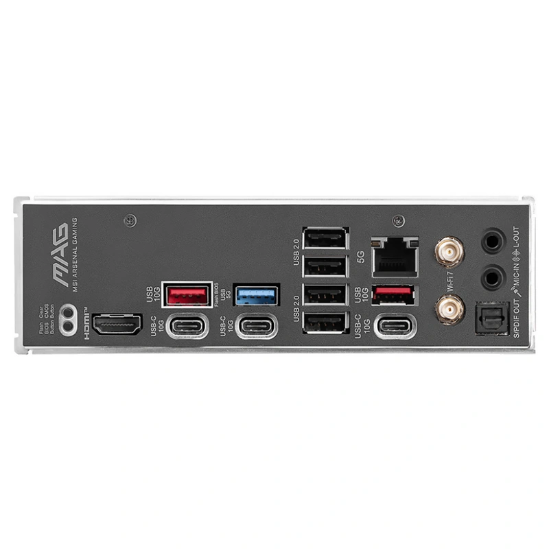 Placa Mãe MSI Mag B850 Tomahawk Max Wi-Fi Socket AM5 DDR5 AMD B850 ATX - Imagem 3