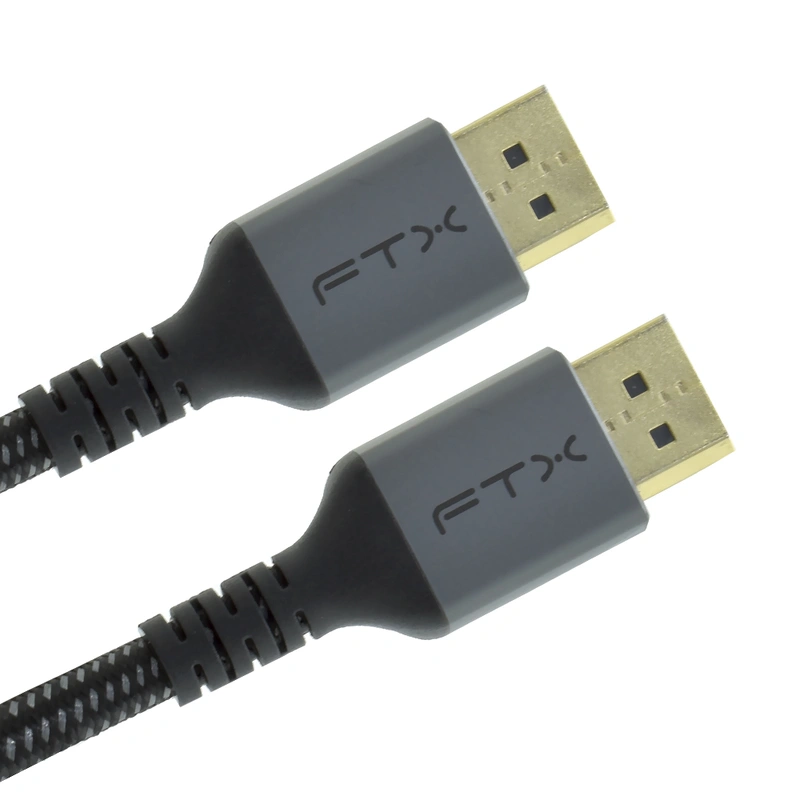 Cabo DisplayPort para DisplayPort FTX CT-DP8K-AG3 - 3M 115779 180g Preto / Cinza - Imagem 2