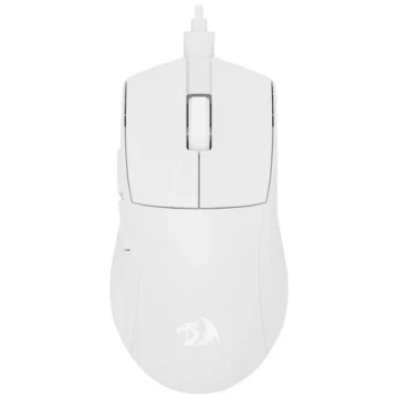 Mouse Gamer Redragon M724W K1NG 1K USB - Branco Com fio