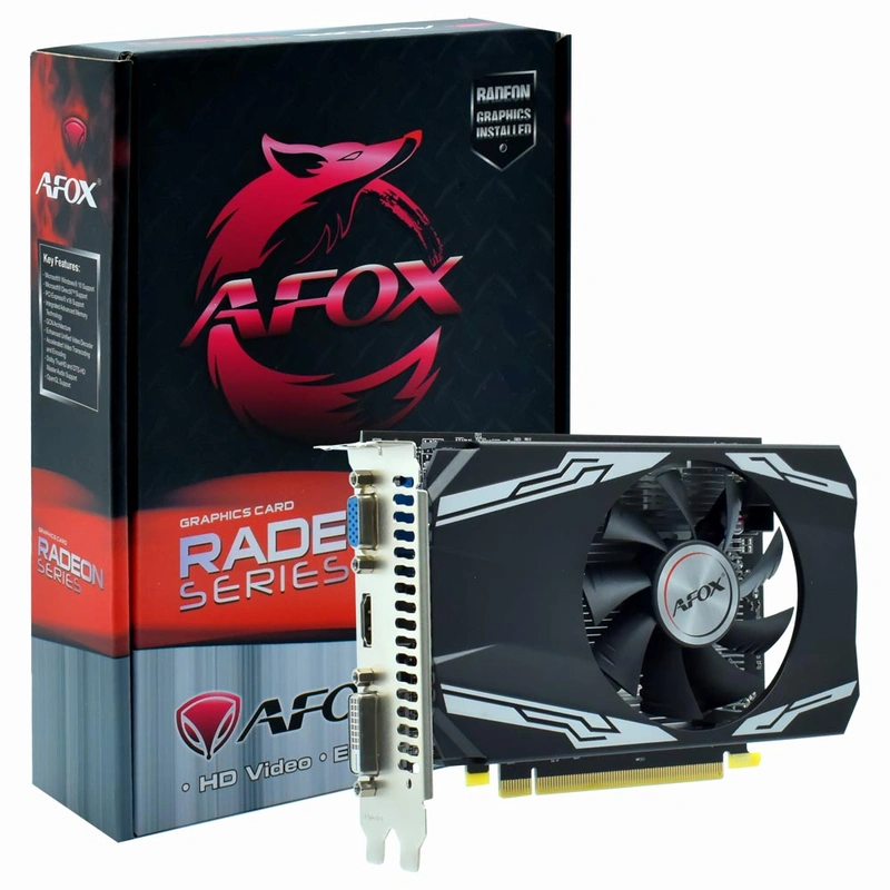 Placa de Vídeo AFOX 4GB Radeon R7-240 DDR3 - AFR7240-4096D3H4 128 bits