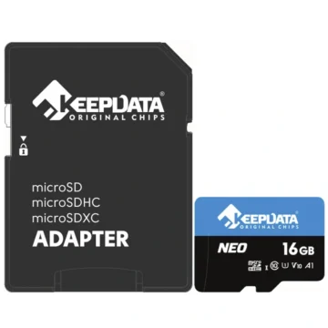 Cartão de Memória Micro SD Keepdata Neo C10 HC I U1 V10 A1 16GB - KDMSDC10U1V10A116G