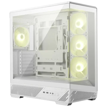 Gabinete Gamer MSI Mag Pano 130R PZ Mid Tower 4 Cooler ARGB - Branco