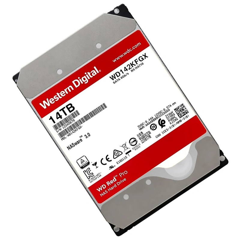 HD Western Digital 14TB WD Red Pro Nas 3.5 SATA WD142KFGX - Imagem 2