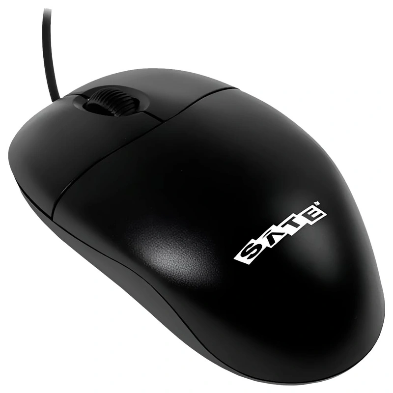 Mouse Satellite A-33 USB - Preto Com fio - Imagem 2