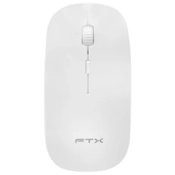 Mouse FTX FTXM132 Wireless - Branco USB Receiver