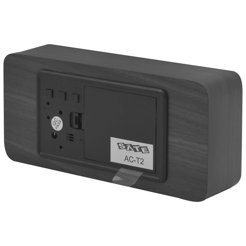 Relógio Despertador de mesa Satellite AC-T21 - Preto - Imagem 3