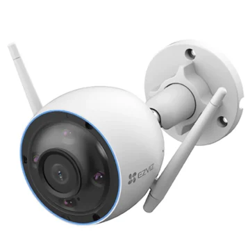 Câmera de Segurança IP Ezviz CS-H3 5MP Outdoor Smart Home Wi-Fi 2K - Branco