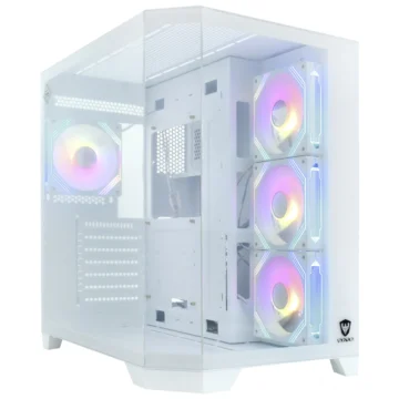 Gabinete Gamer Satellite K903 ATX 4 Cooler ARGB - Branco