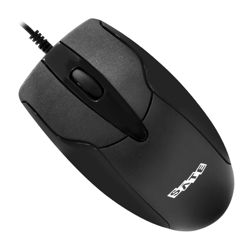 Mouse Satellite A-502 Silent Pro Office USB - Preto Com Fio - Imagem 2