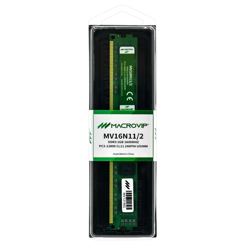 Memória RAM Macrovip DDR3 2GB 1600MHz - MV16N112 UDIMM CL11 - Imagem 3
