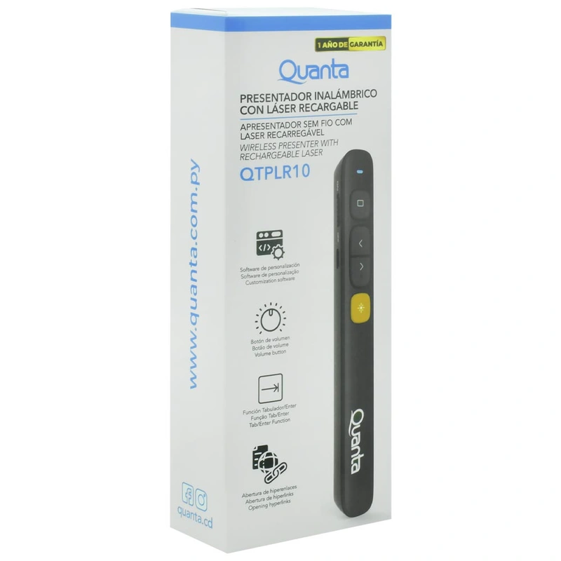 Apresentador Laser Quanta QTPLR10 - Preto - Imagem 3