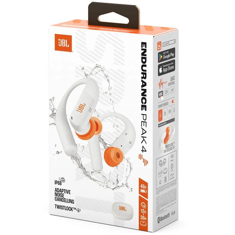 Fone de Ouvido JBL Endurance Peak 4 Bluetooth - Branco - Imagem 3