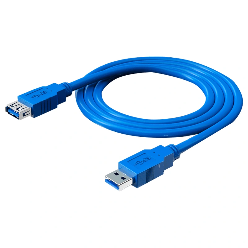 Cabo de Extensão FTX USB 3.0 MachoFemea 2M - Azul (FTX C160-U3-AMAF-2) - Imagem 3