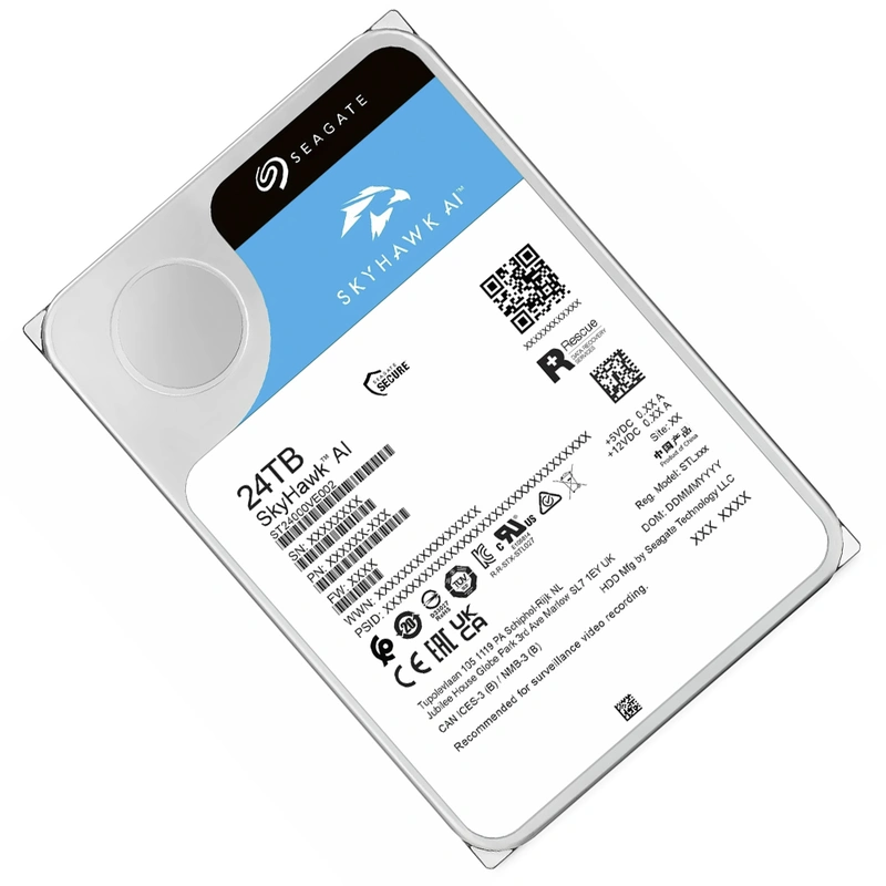 HD Seagate 24TB SkyHawk AI 3.5 SATA 6Gb/s ST24000VE002 - Imagem 2