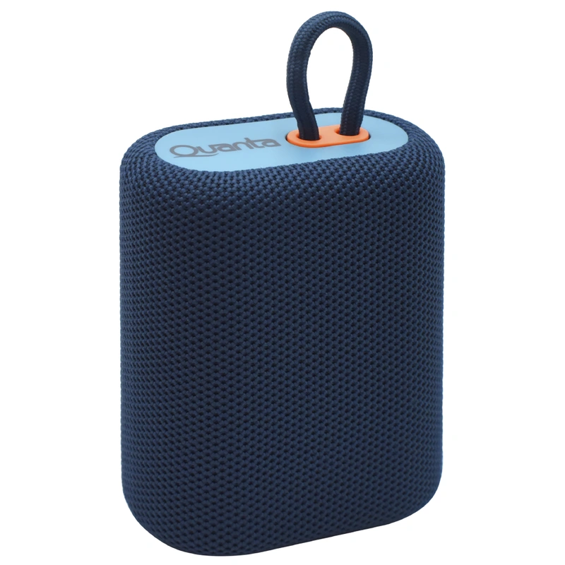 Caixa de Som Quanta QTSPB64 Bluetooth TF TWS - Azul 5W 1200 mAh