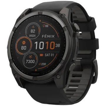 Relógio Garmin Fenix 8 Sapphire Solar - Carbon Cinza (010-02907-10) Fenix 8 Spphire Solar