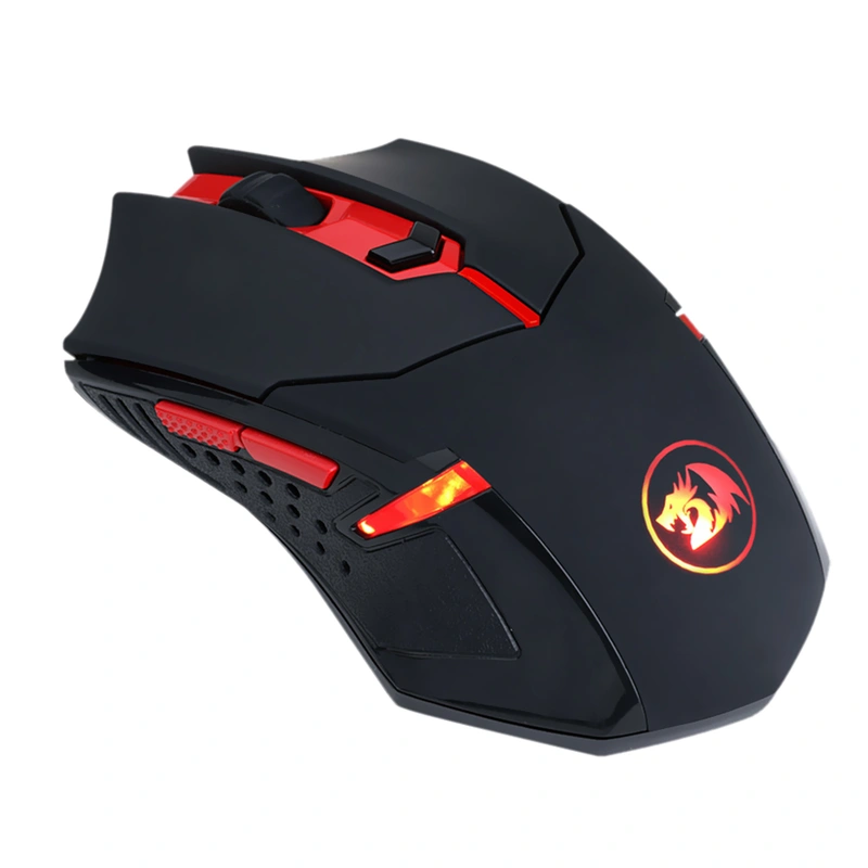 Mouse Gamer Redragon M601WL-BA Wireless LED - Preto + Mousepad - Imagem 3