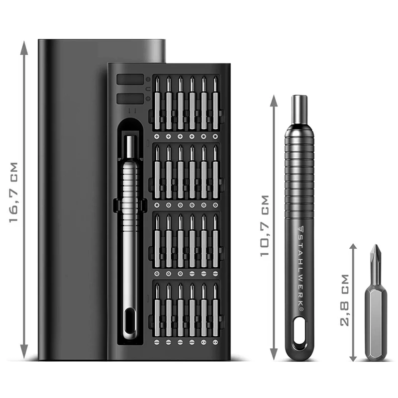 Kit de Ferramentas Satellite A-KS511 Precision Screwdriver Set - Preto - Imagem 3