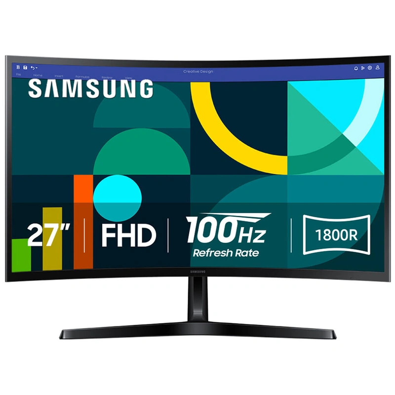Monitor Gamer Samsung Essential S3 LS27D366GANXZA 27 Tela 27" 1920 x 1080