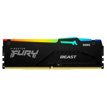 Memória RAM Kingston Fury Beast DDR5 32GB 5600MHz RGB - Preto (KF556C36BBEA-32)