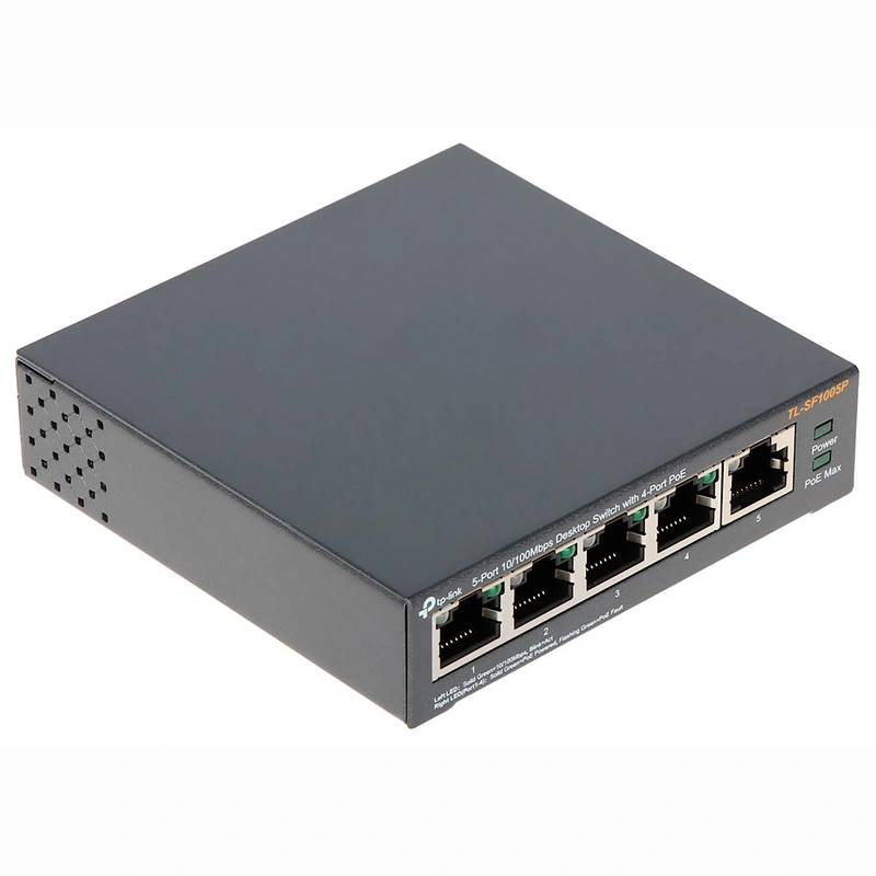 Hub Switch Tp-link TL-SF1005P 4P Poe 5 Portas - 10100Mbps - Imagem 2