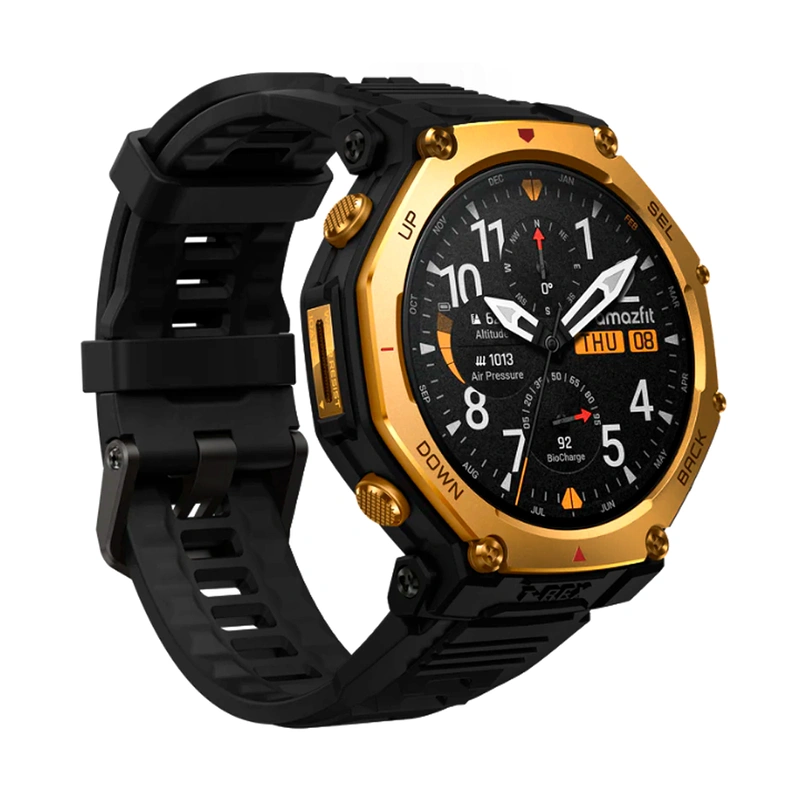 Relógio Smartwatch Amazfit T-Rex 3 Pro A2444 - PretoDourado 10 ATM Wi-Fi - Imagem 3