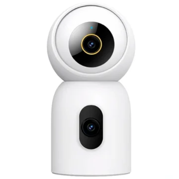 Câmera de Segurança Imilab C30 Dual CMSXJ111A Indoor Wi-Fi 360° 3K Alexa Ok Google Branco