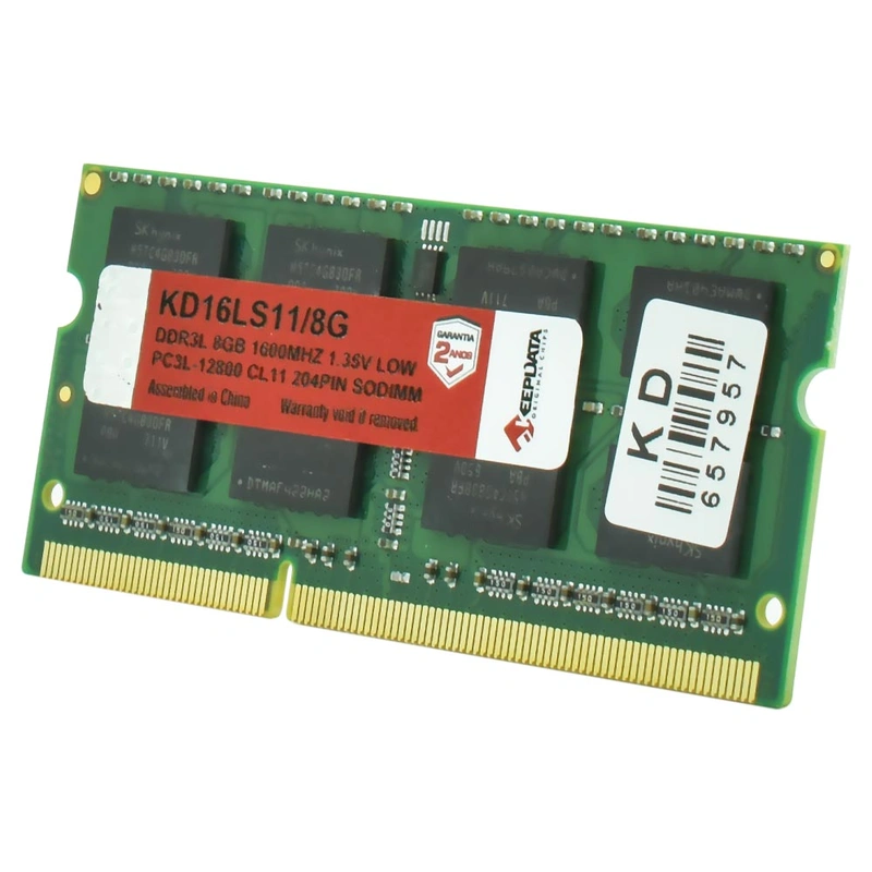 Memória RAM para Notebook Keepdata DDR3L 8GB 1600MHz - KD16LS118G SODIMM - Imagem 2