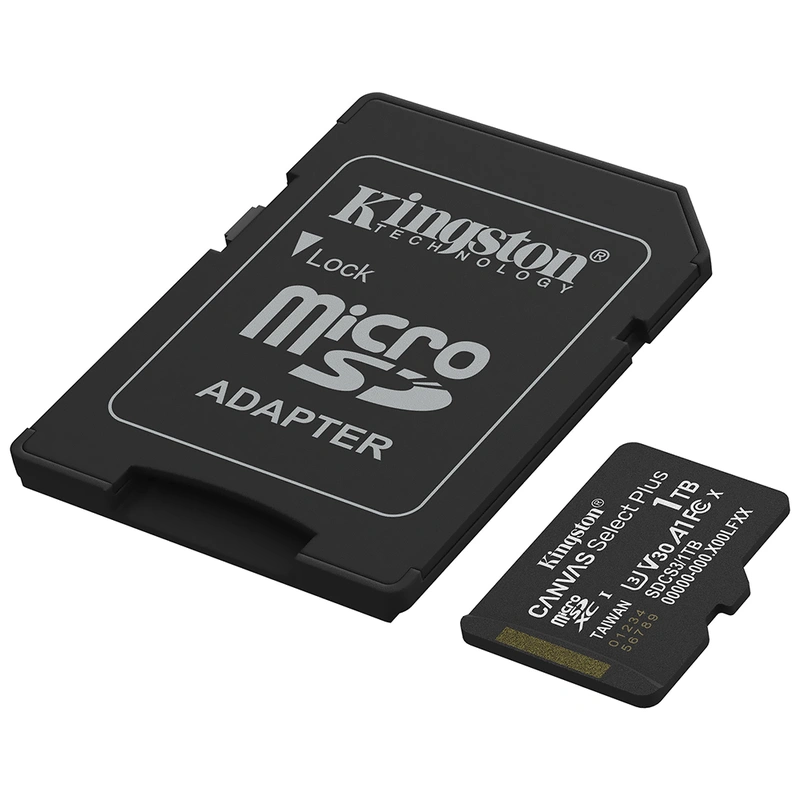 Cartão de Memória Micro SD Kingston Canvas Select Plus C10 U3 V30 A1 1TB - SDCS31TB - Imagem 2