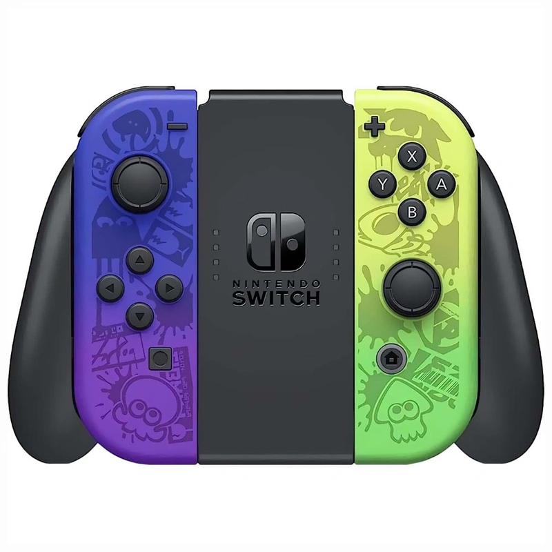 Console Nintendo Switch 64GB Splatoon Edition 3 Oled Azul Verde Neon (HEG-S-KCAAA) - Imagem 3